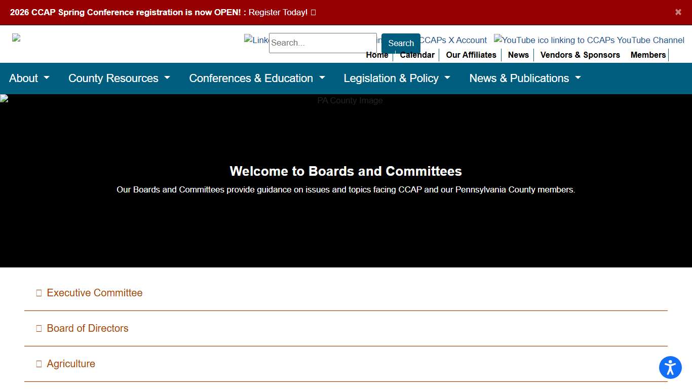 CCAP - Boards and Committees